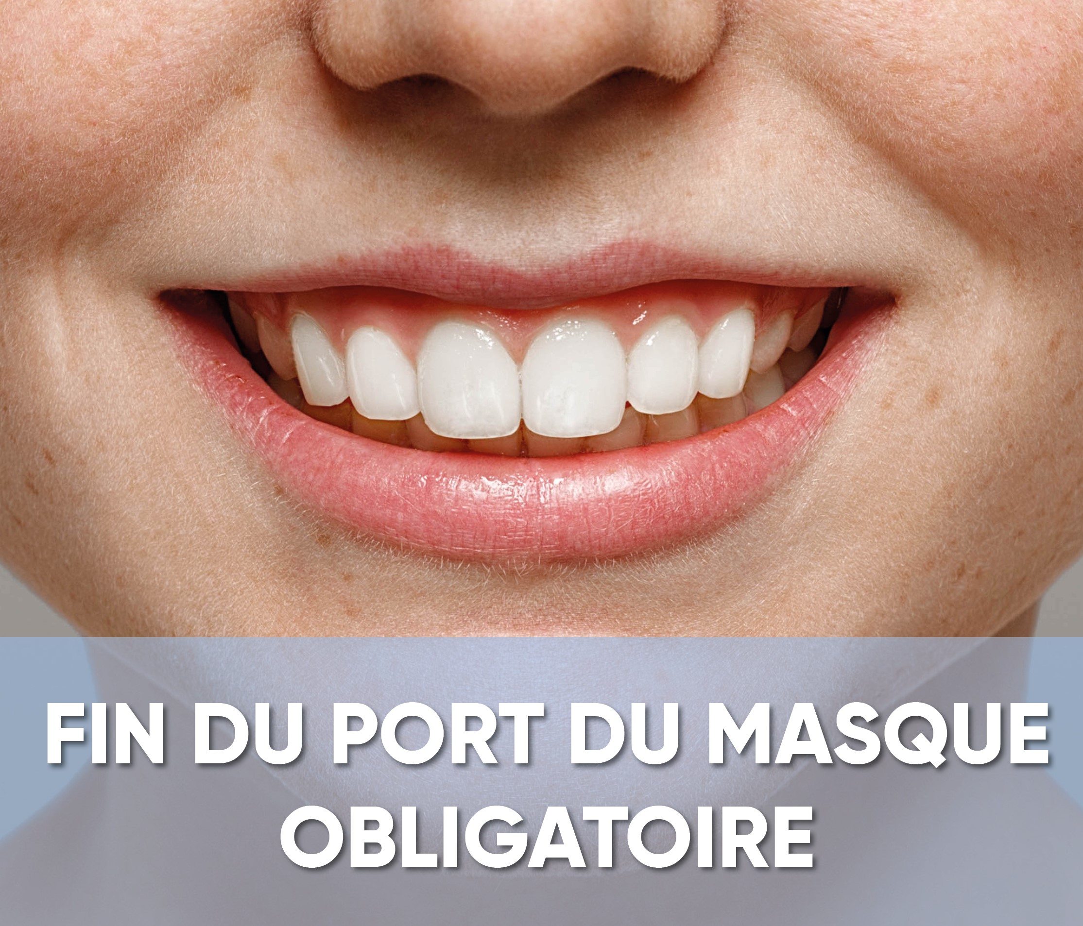 Fin du port du masque 